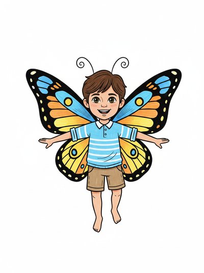 Georges' Butterfly Dreams 🦋 - Classic Coloring Book