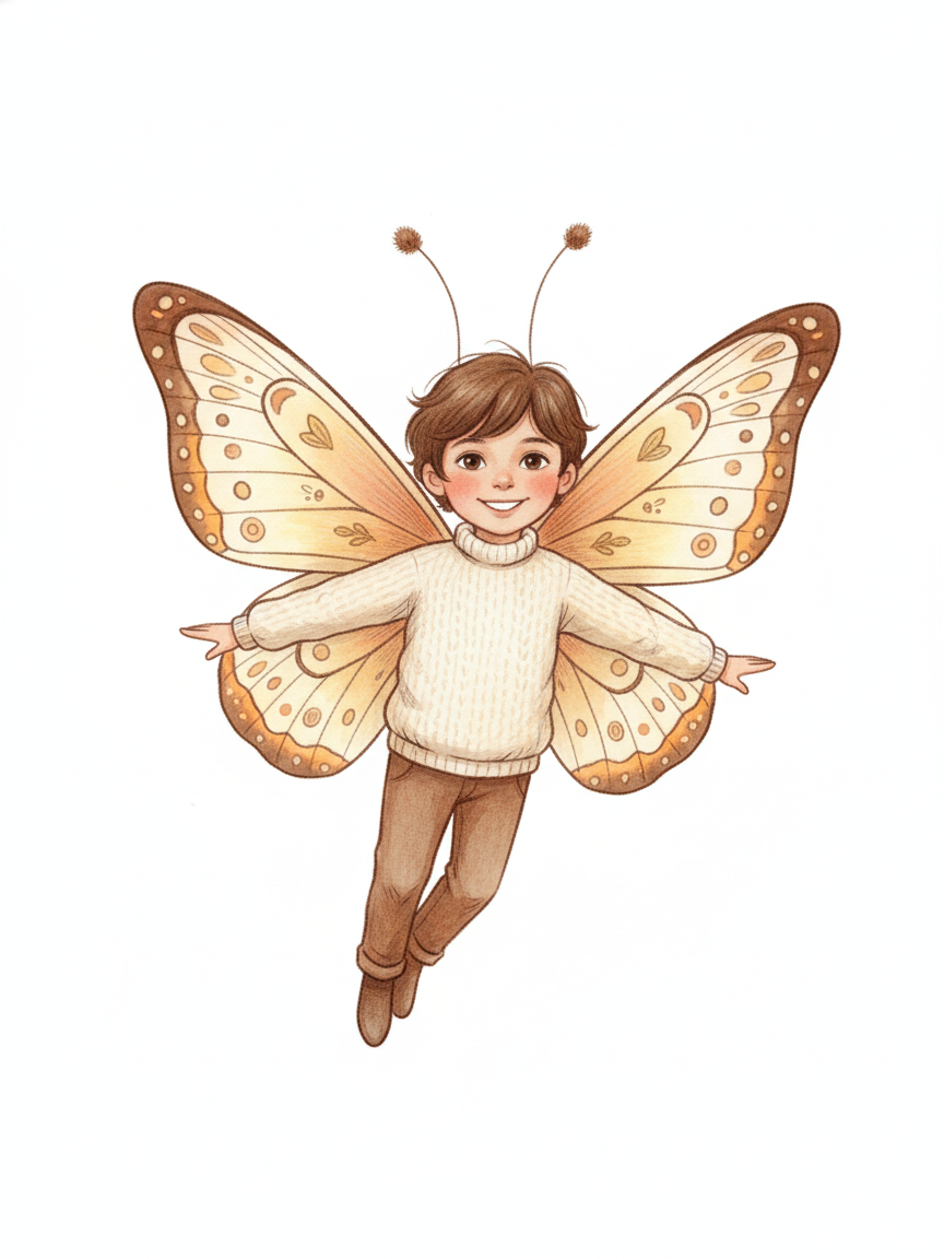 Georges the Flutterfly - Gentle Pencil