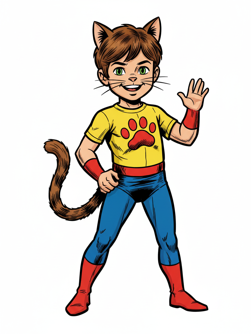 Georges the Playful Cat - Comic Book