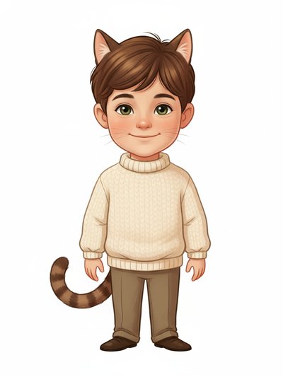 Georges' Whiskered Wonders - Vintage Storybook