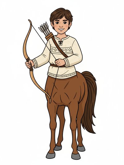 Georges' Magical Centaur Adventure - Classic Coloring Book