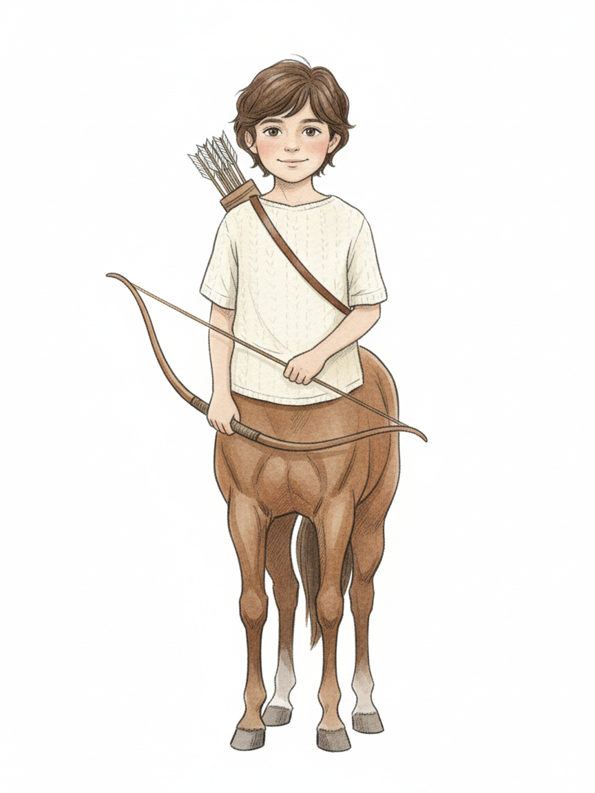 Georges the Brave Centaur - Gentle Pencil