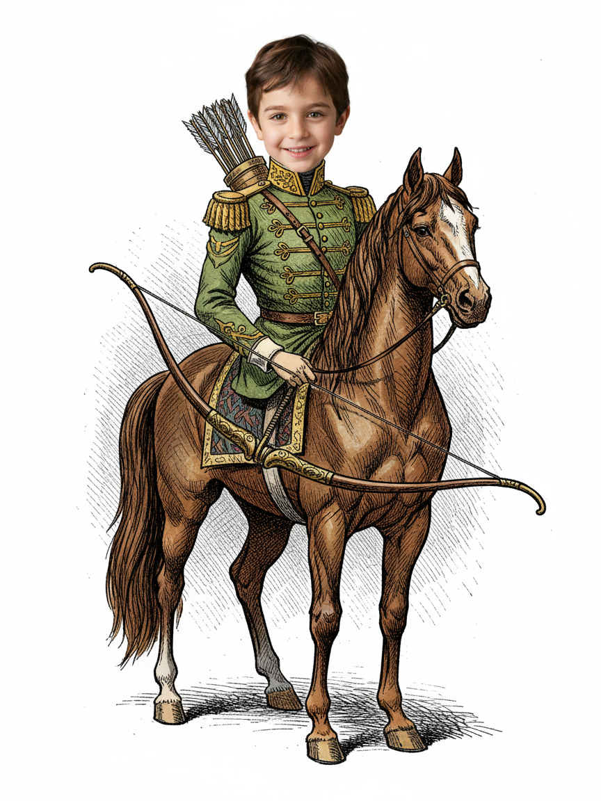 Georges the Brave Centaur - Victorian Illustration