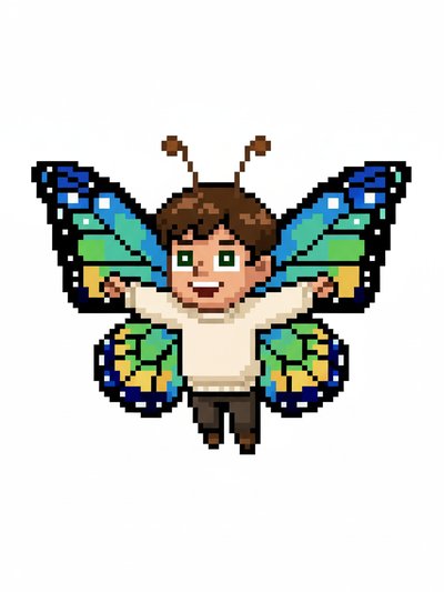 Georges' Butterfly Dreams 🦋 - Pixel Art
