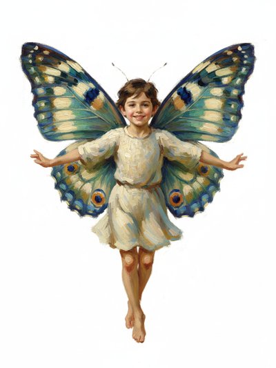 Georges' Butterfly Dreams 🦋 - Impressionist Painting