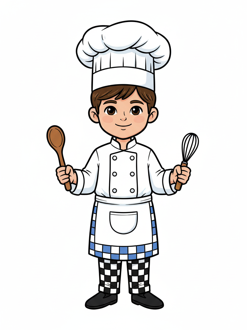 Chef Georges - Classic Coloring Book