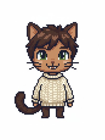 Georges' Whiskered Wonders - Pixel Art