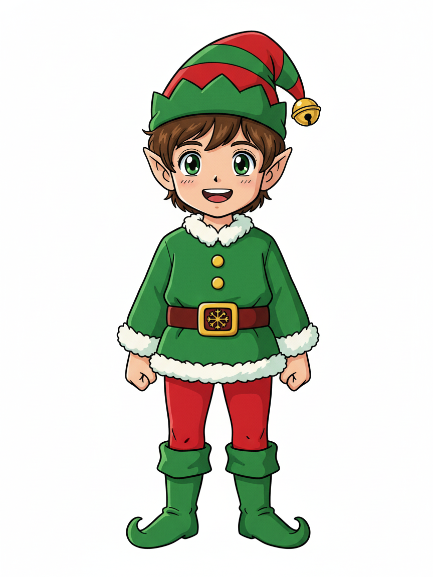Georges the Festive Elf - Classic Anime