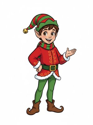 Christmas Elf Character