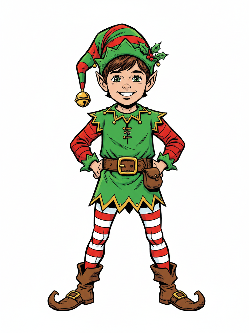 Georges the Festive Elf - Comic Book