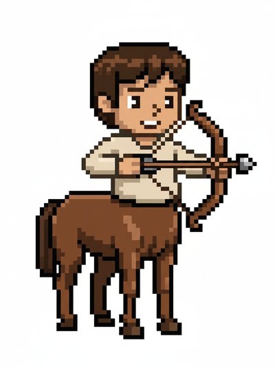 Georges' Magical Centaur Adventure - Pixel Art