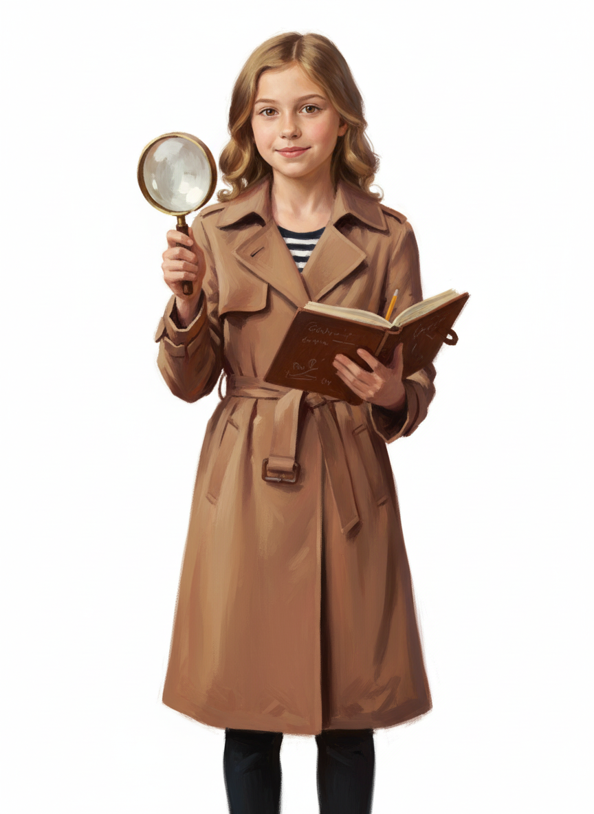 Mary the Sleuth - Impressionist Painting