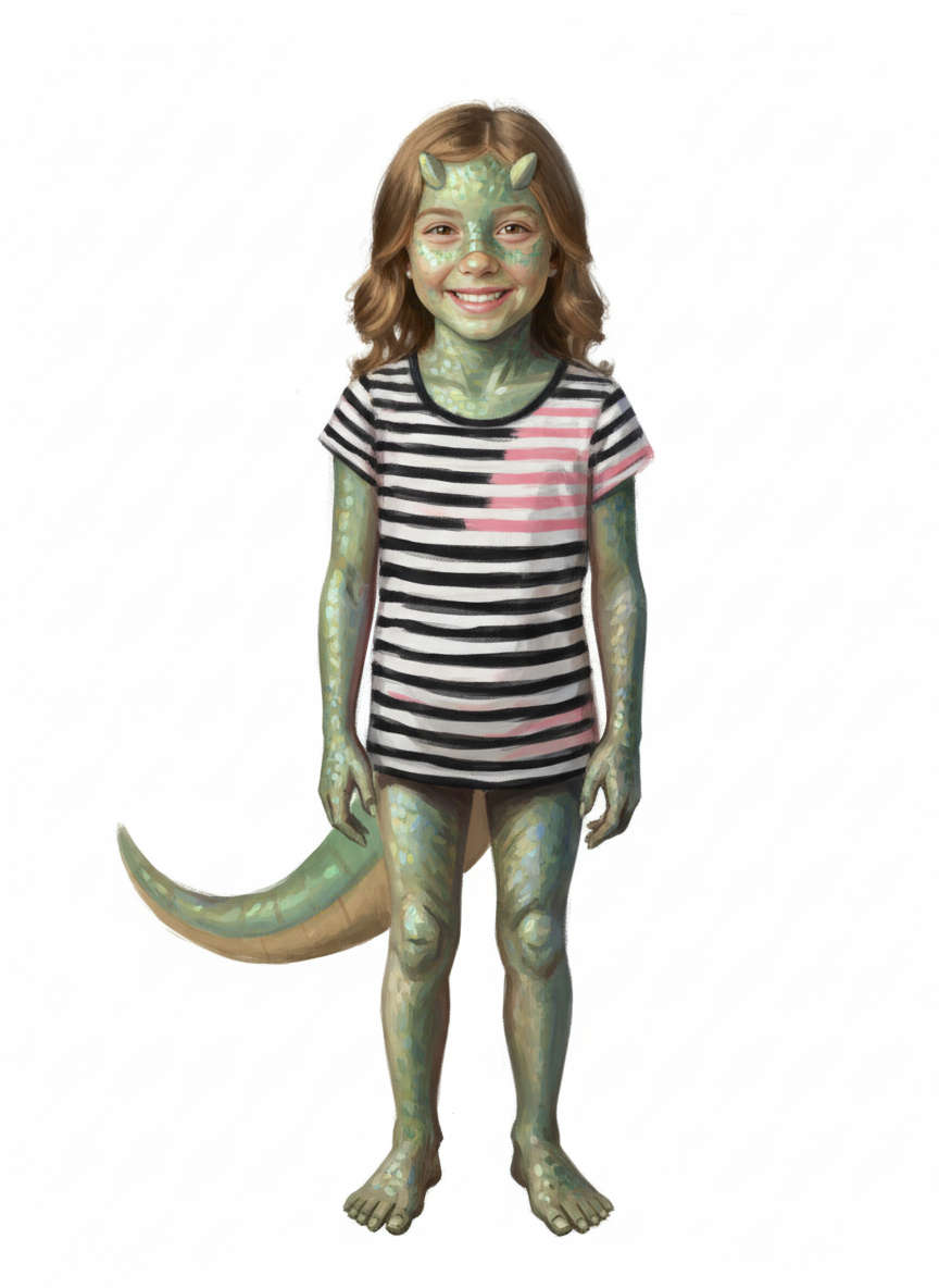 Marysaurus - Impressionist Painting