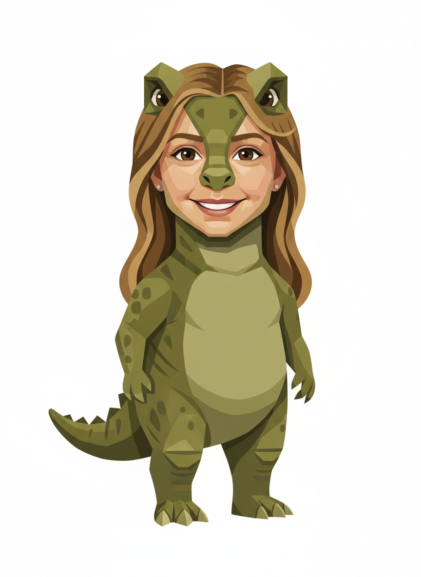 Marysaurus - Cubist Painting