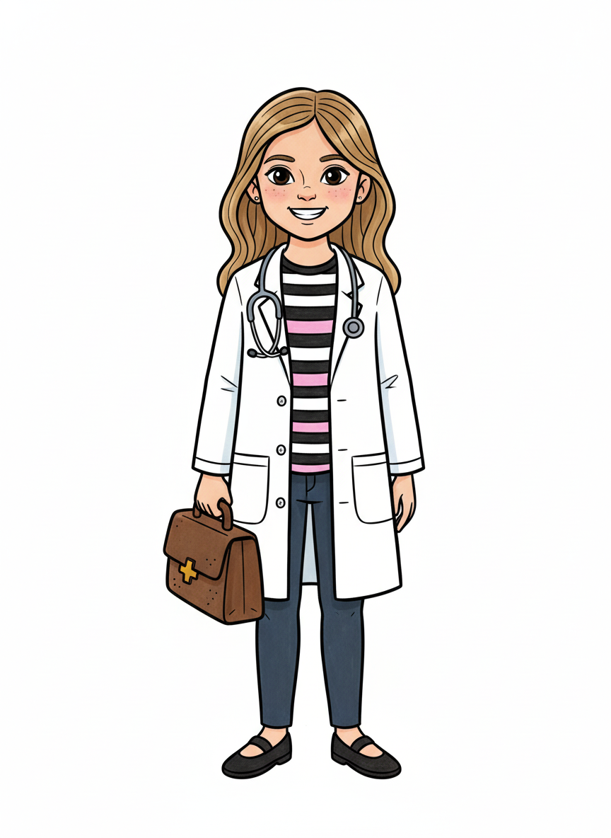 Dr. Mary Care - Classic Coloring Book