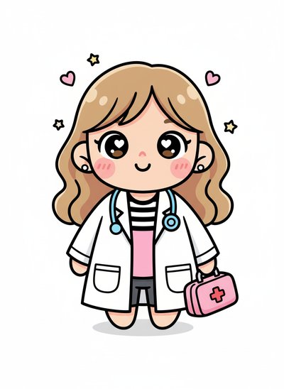 Doctor Mary in Action 🩺 - Kawaii Cute