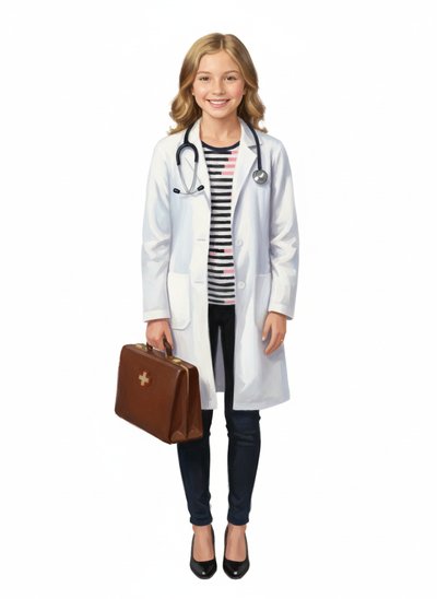 Doctor Mary in Action 🩺 - Impressionist Painting