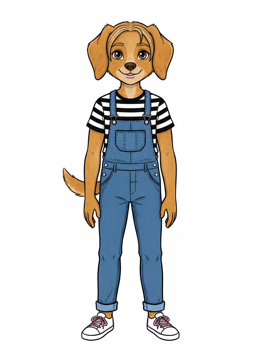 Mary the Pup - Classic Coloring Book