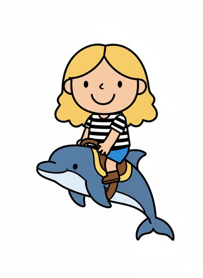 Mary's Dolphin Adventure 🐬 - Preschool Simple