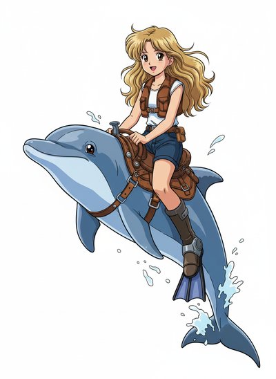 Mary's Dolphin Adventure 🐬 - Classic Anime