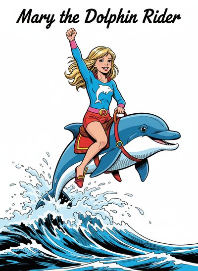Mary's Dolphin Adventure 🐬 - Comic Book