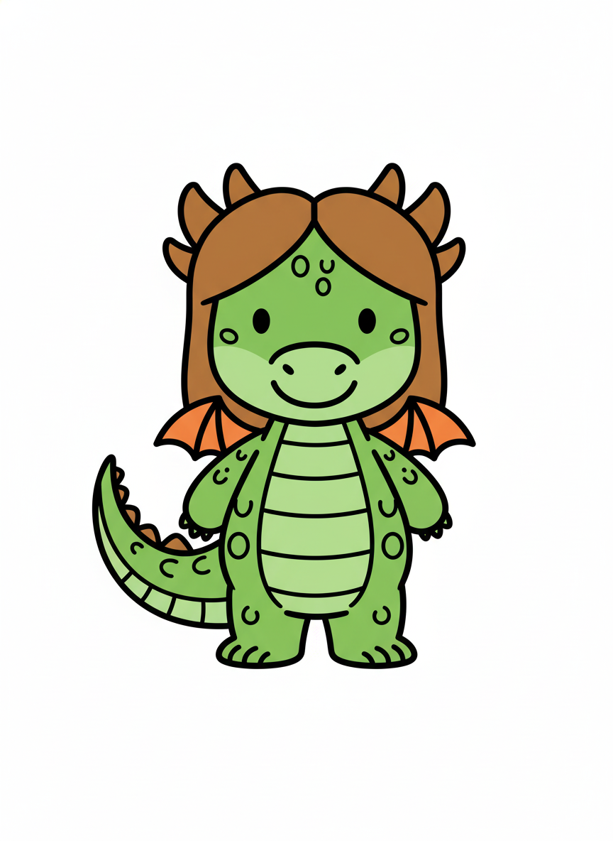Mary the Dragon - Preschool Simple