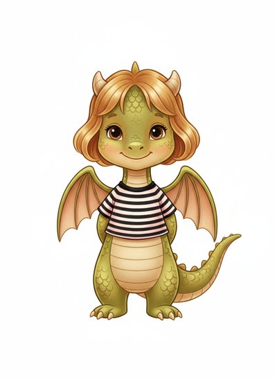 Mary's Dragon Adventure 🐉 - Vintage Storybook