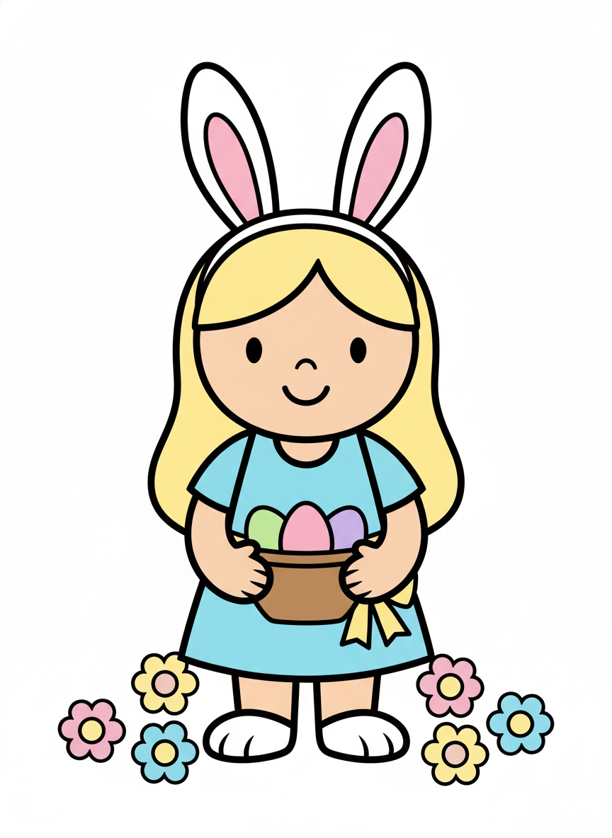 Mary the Easter Bunny - Preschool Simple