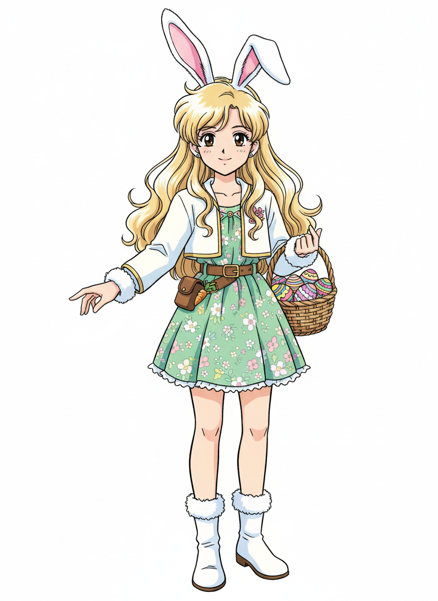 Mary the Easter Bunny - Classic Anime
