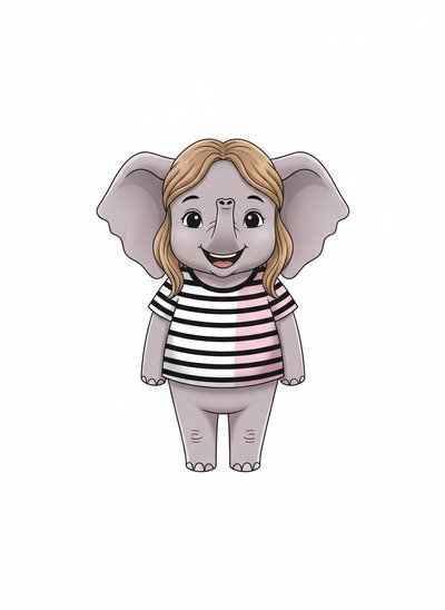 Mary's Elephant Adventure 🐘 - Minimalist