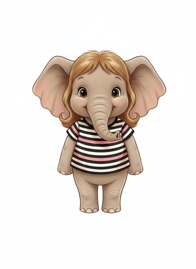 Mary's Elephant Adventure 🐘 - Vintage Storybook