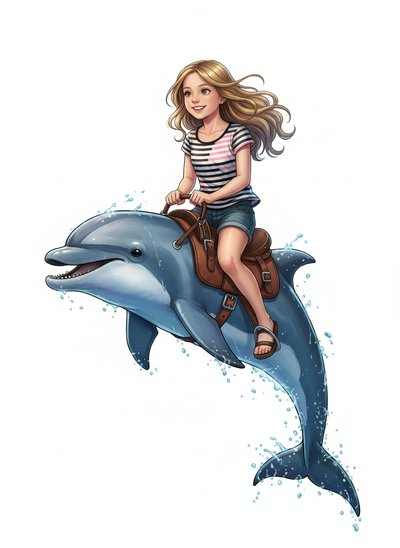 Mary's Dolphin Adventure 🐬 - Webtoon Anime
