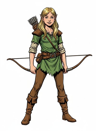 Mary's Elf Adventure 🌿 - Comic Book
