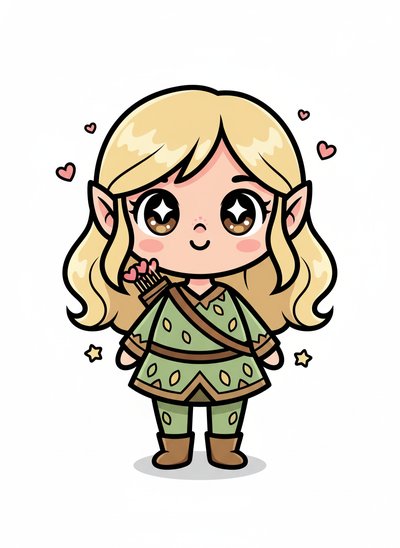 Mary's Elf Adventure 🌿 - Kawaii Cute
