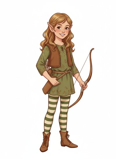 Mary's Elf Adventure 🌿 - Vintage Storybook