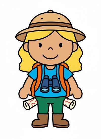 Mary's Adventure Awaits 🌍 - Preschool Simple