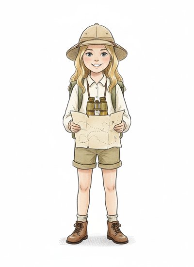 Mary's Adventure Awaits 🌍 - Gentle Pencil