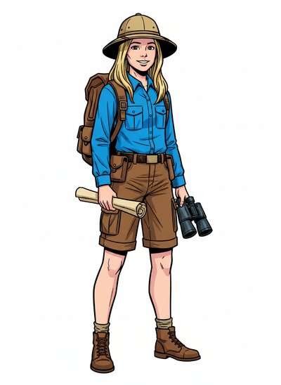 Mary's Adventure Awaits 🌍 - Comic Book