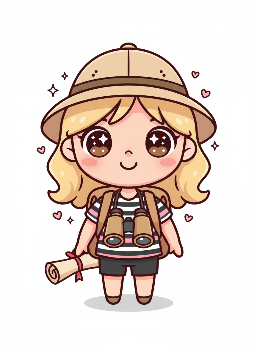 Mary the Explorer - Kawaii Cute