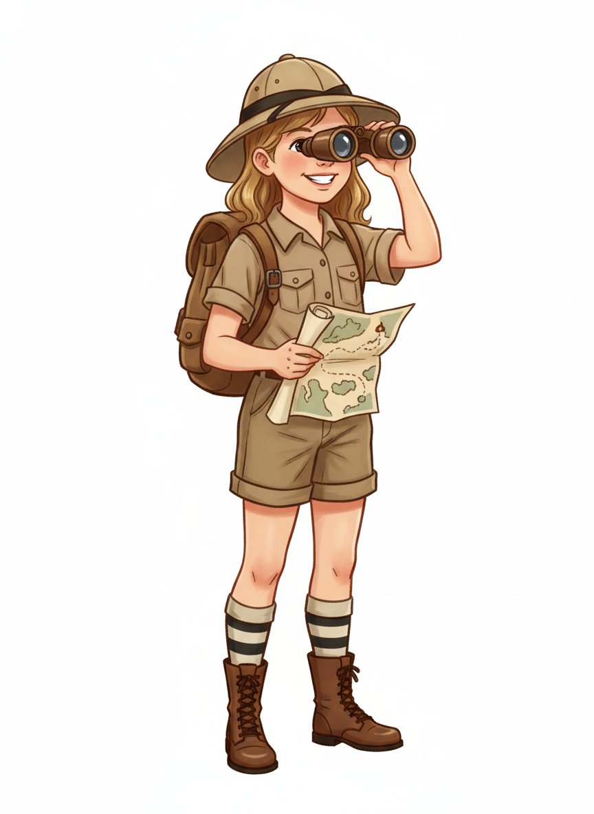 Mary the Explorer - Vintage Storybook