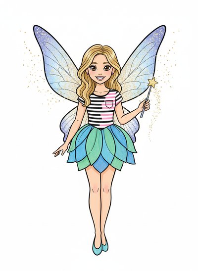 Mary's Fairy Adventure ✨ - Classic Coloring Book