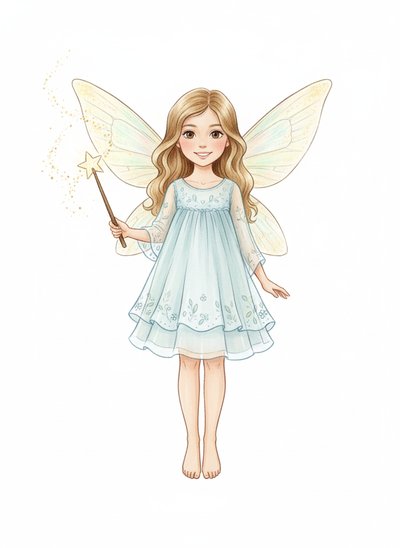 Mary's Fairy Adventure ✨ - Gentle Pencil