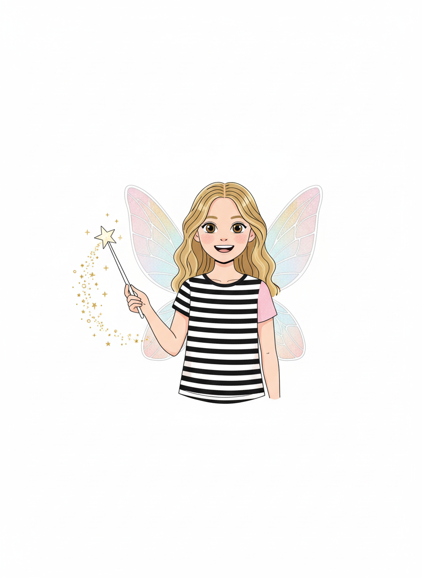 Mary the Sparkling Fairy - Minimalist