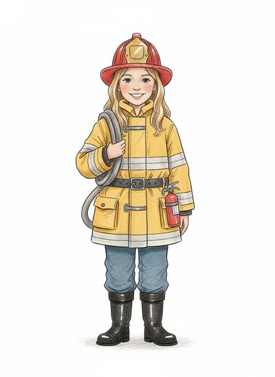 Mary's Firefighting Adventures 🚒 - Gentle Pencil