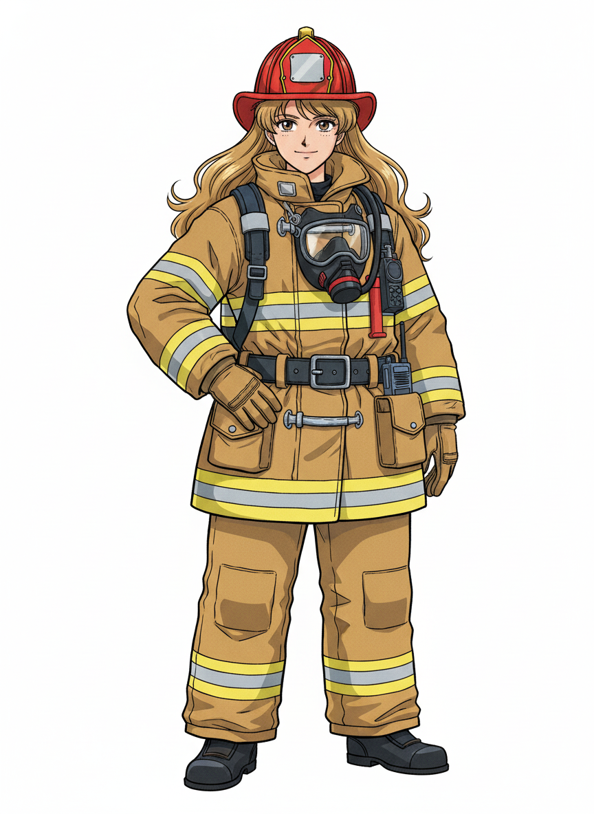Mary the Firefighter - Classic Anime