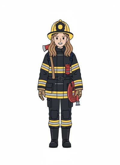 Mary's Firefighting Adventures 🚒 - Minimalist