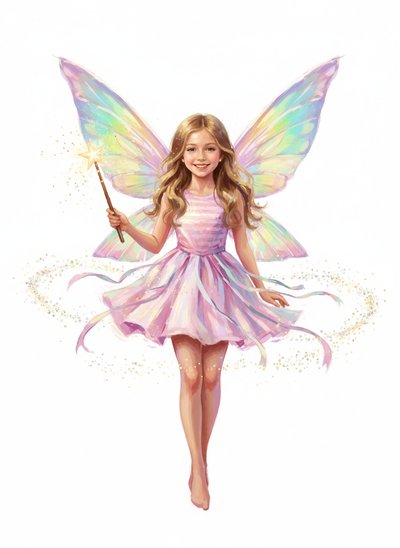 Mary's Fairy Adventure ✨ - Impressionist Painting