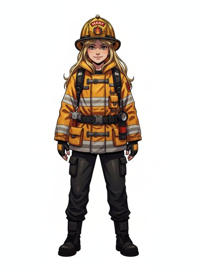 Mary's Firefighting Adventures 🚒 - Webtoon Anime