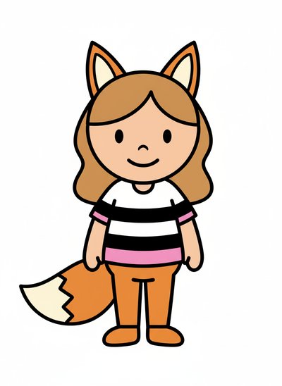 Mary's Foxy Transformation 🦊 - Preschool Simple