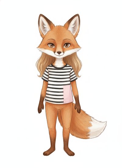 Mary's Foxy Transformation 🦊 - Gentle Pencil